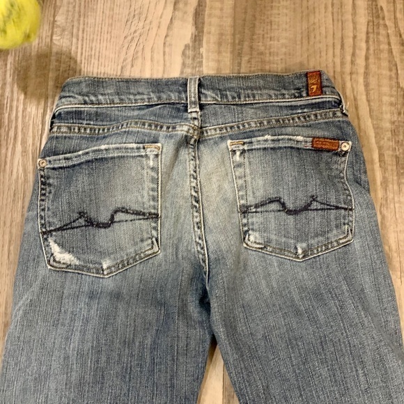 7 for All Mankind Bootcut distressed jeans 27 - Picture 7 of 10